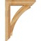 Ekena Millwork Thorton Slat Rough Sawn Bracket w/ Offset Brace, Western Red Cedar, 6"W x 24"D x 32"H BKT0604X24X32THR06RWR - alternate 4